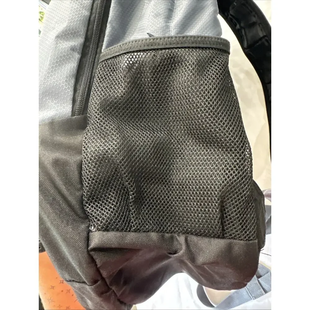 adidas Excel 6 Backpack Jersey Gray Rose Gold Laptop School Travel Book Bag